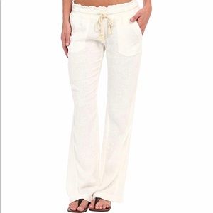 Roxy ocean side white pant